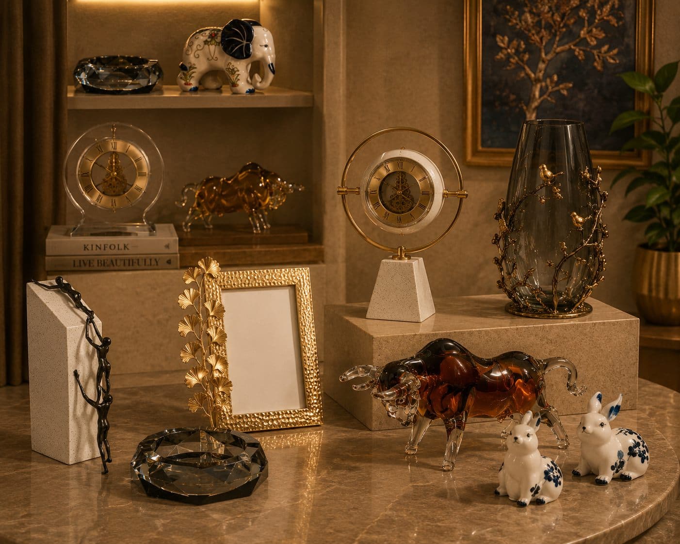 Accessories — Art glass & painted ceramic