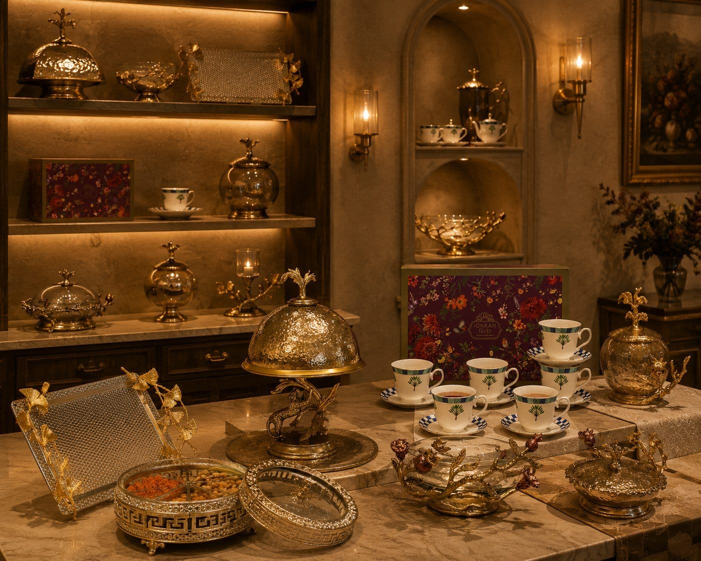 Kitchenware — Porcelain, crystal & silver